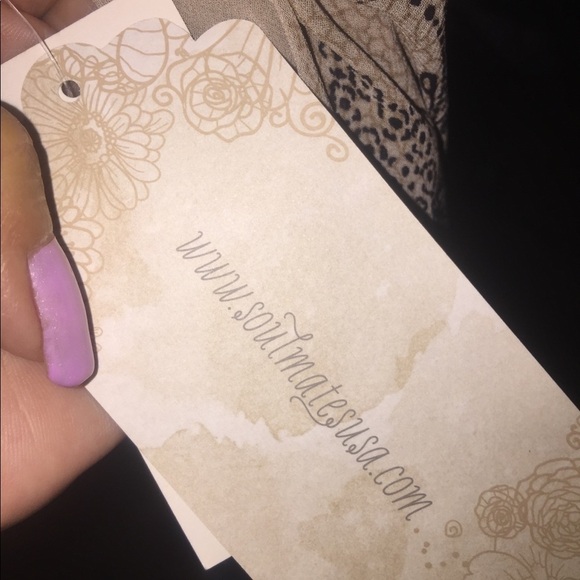 NWT Soulmates size medium floral sheer leggings‎ ned razor back summer flowy - Picture 10 of 10